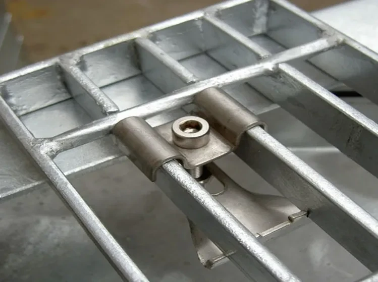 Heavy Duty Steel Grating For Sturdy Inspection Stairs high quality